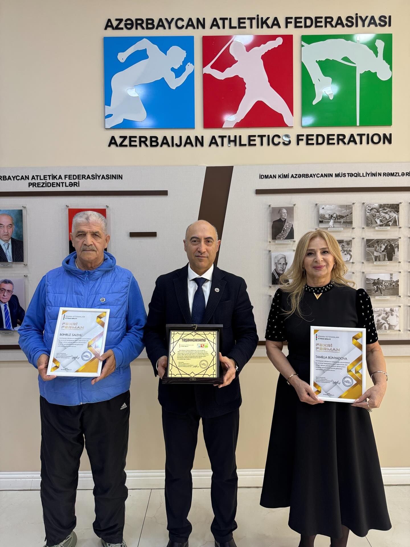 Azərbaycan İdman Veteranları İctimai Birliyi tərəfindən mükafatlandırma mərasimi keçirilib.