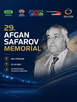 Əməkdar məşqçi Əfqan Səfərovun 29-cu beynəlxalq memorialı keçiriləcək.