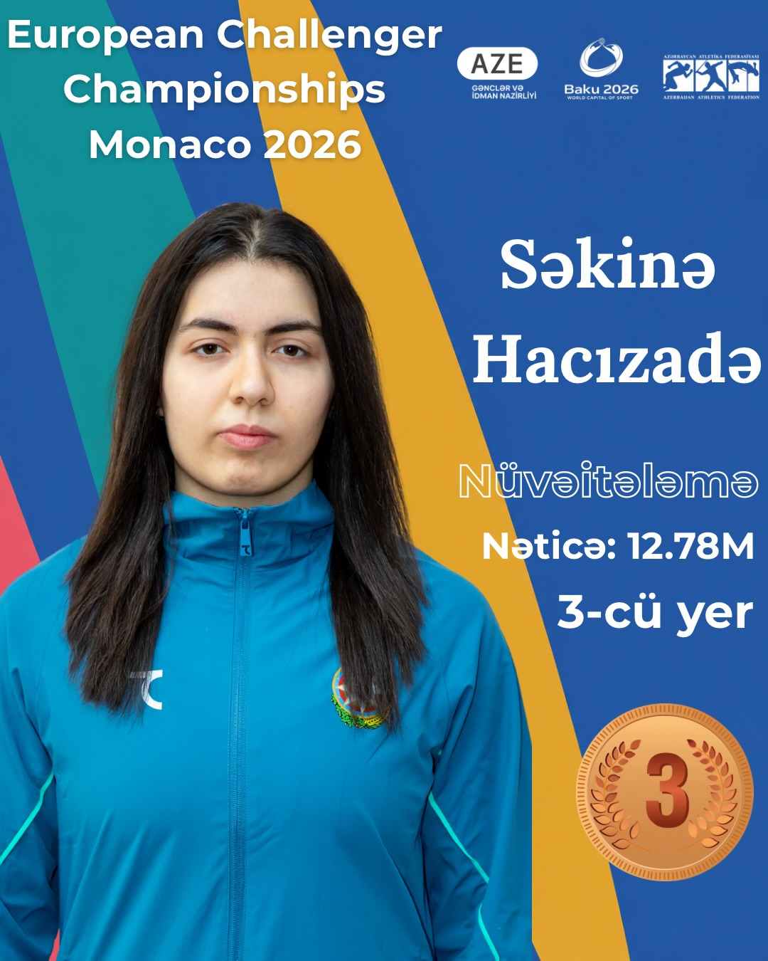 Atletimizdən bir medal daha!