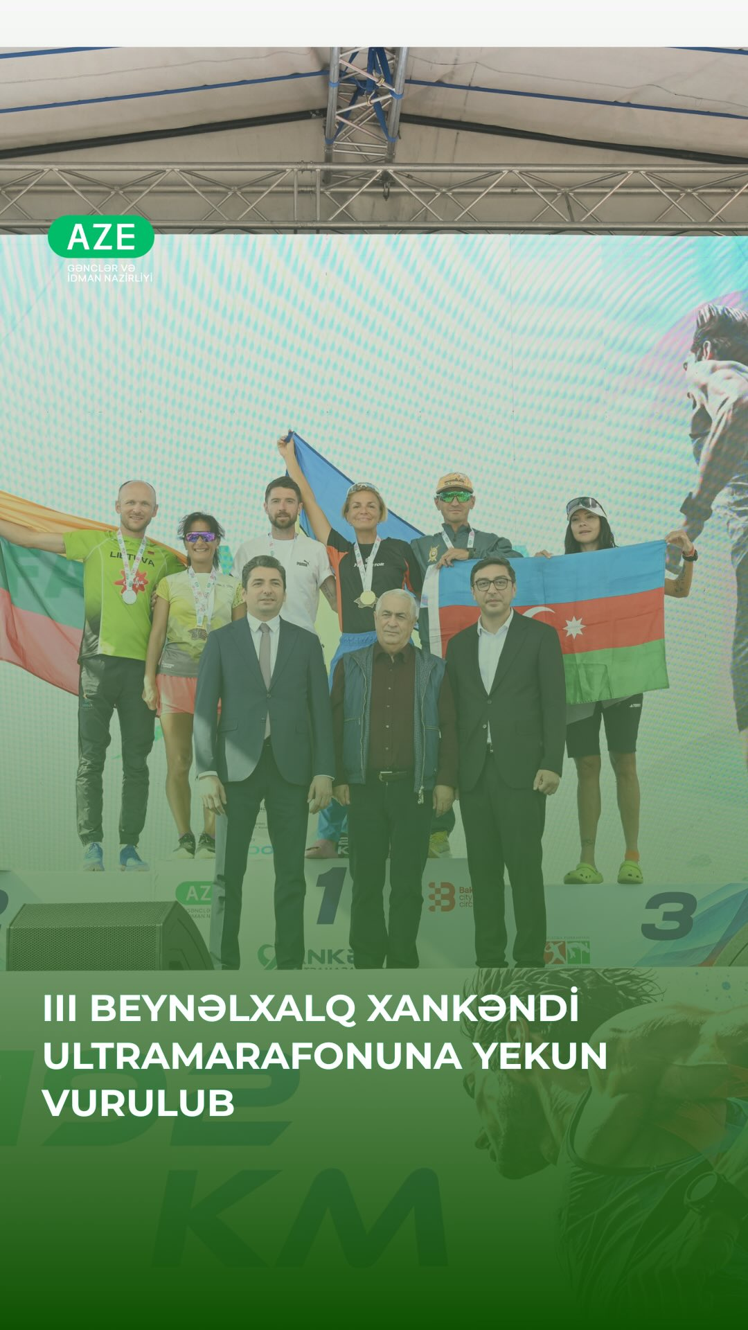 III beynəlxalq Xankəndi ultramarafonuna yekun vurulub.